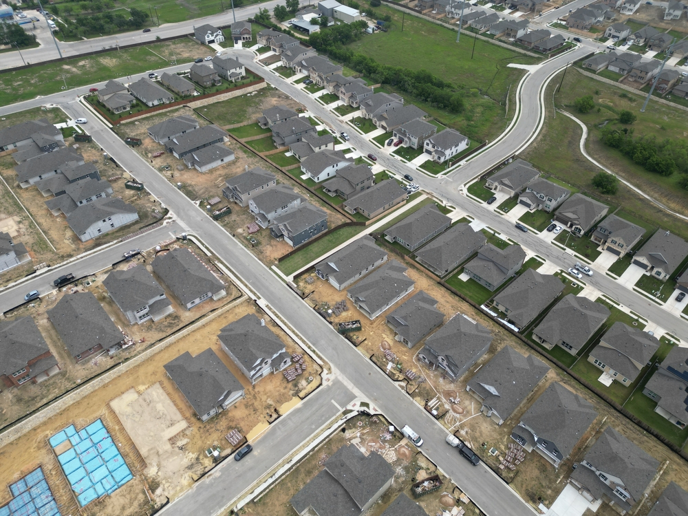 Brand,New,Residential,Subdivision,Under,Construction.