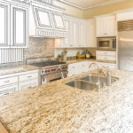 Beautiful,Custom,Kitchen,Design,Drawing,And,Gradated,Photo,Combination.