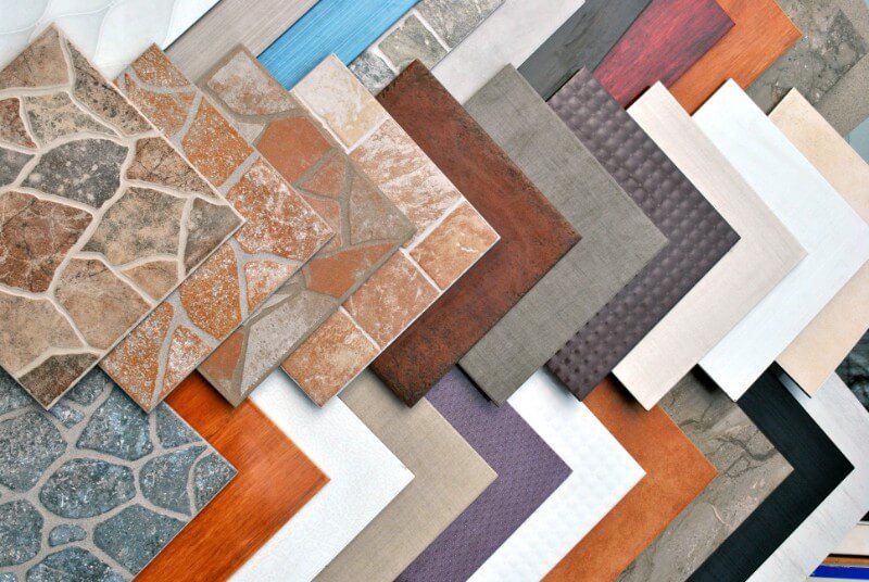 bathroom tile selection